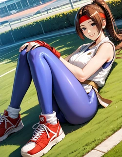 [Game Sant Ai Art] Yuri Sakazaki (KOF) 01 [AI generated]