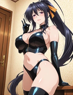 [嘎裡豬排] 姫島朱乃 317p 恶魔高校D×D (Patreon) [AI Generated] 作品封面