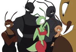 [Idolomantises (Mothmilfs)] Mantis Harem & "Yeah I Can Take Them" 作品封面