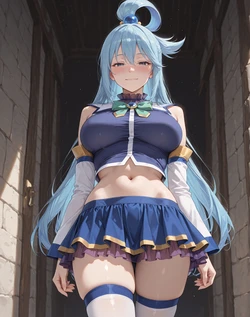 [AiFishBall] Aqua 01 - Konosuba (Patreon) [AI Generated] 作品封面