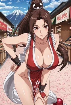 MeowLucy - Mai Shiranui 🔥🪭[AI Generated] 作品封面