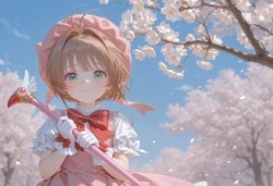 [Mimu] Kinomoto Sakura Battle Costume [AI Generated] 作品封面