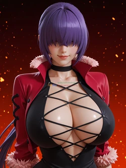 [AI Generated]KOF-夏尔美，CSOL-崔志云 作品封面