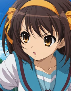 [azusa PATREON] The Melancholy of Haruhi Suzumiya – Suzumiya Haruhi 270P [AI Generated] 作品封面