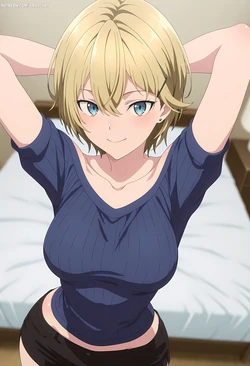 [araaiart] 94P (Extras) Erie Evergreen | Please Put Them On, Takamine-san [AI Generated] 作品封面