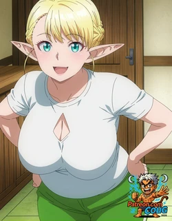 Elfuda hentai | Elf san wa Yaserarenai NSFW parody [AI Generated] 作品封面