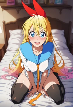 Necromancer893 - 千棘 x 集 / Chitoge x Shuu (83)  (Patreon) [AI Generated] 作品封面