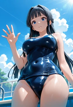 [マイネームルナ] Pregnant Belly Voyeur Series Mogami Shizuka [Sample] [AI Generated] 作品封面