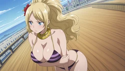 [Meowu laha/MeowLucy] Jenny Realight Beach Battle | Fairy Tail  [AI Generated]