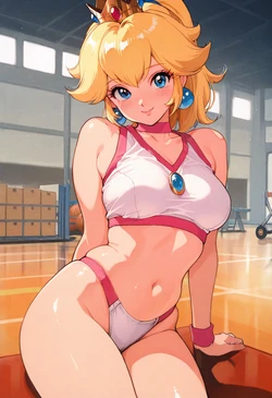 Princess Peach captive [AI Generated] 作品封面