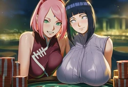 [Sticky] naruto - hinata x sakura [100+] [AI Generated] 作品封面