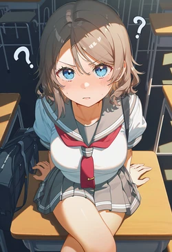 [AI Generated] (田辺重工 / Pictspace) 性春だいありー 渡辺曜 (446p) 作品封面