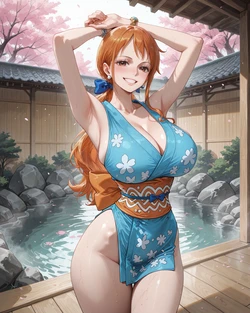 [AiFishBall] Nami 90 - One Piece (Patreon) [AI Generated] 作品封面