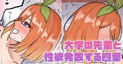 [テフル] 大学の先輩と性欲発散する四葉 (五等分の花嫁) 作品封面