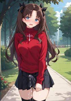 [AgrenSoufer] Futanari Rin (Fate) (Patreon) [AI Generated] 作品封面