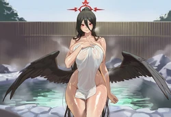 [Sticky] (53p) Blue archive - Hasumi Onsen [AI Generated] 作品封面