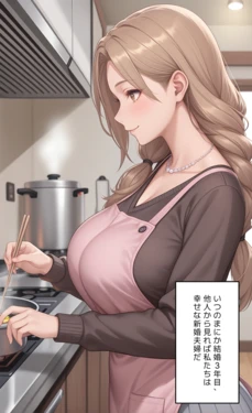 [モコヤツ] セックス中毒巨乳人妻の密かな誘惑 [Ai generated] 作品封面