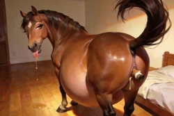 Pregnant Horse [AI Generated]