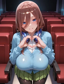 (Oki Senpai) 🍈🍈中野三玖 Miku Nakano (Patreon) [AI Generated] 作品封面