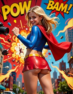 Supergirl's Secret Power (AI generated) 作品封面