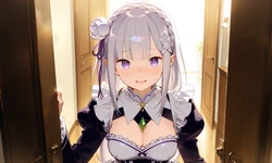 [Badpeach] Emilia Re:Zero [AI Generated] [Uncensored] 作品封面