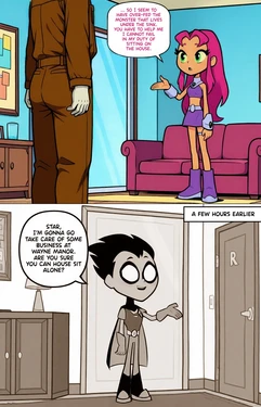 Teen Titans: Starfire's Housesitting (AI Generated) 作品封面