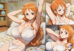 Sira Nami x Momo (Alternative Style) [AI Generated] 作品封面