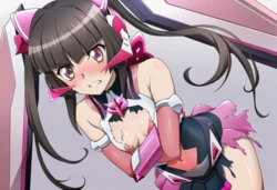 [Pixiv] 与党野党/YotouYatou (50519969) - Symphogear — Shirabe vs. the Transformation-Force-Canceling Ojisan [AI Generated] 作品封面