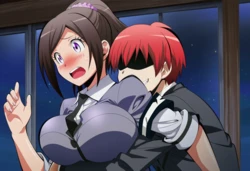 [Pixiv] Soni_AI＠リク停止中 (1072516) - Yada Touka ＆ Akabane Karma [AI Generated] 作品封面