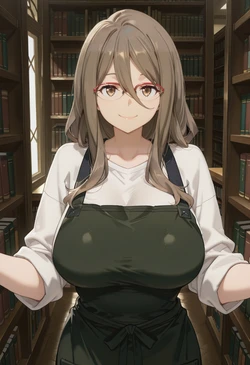 [マイネームルナ] Pregnant Belly Library Series Nakahara Mizuki [Sample] [AI Generated] 作品封面