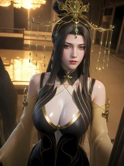 [AI Generated]仙逆-兰若，鳯鸾 作品封面