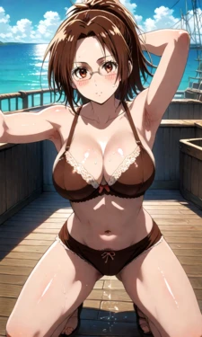 [Lightning] 【Deluxe】 Hange Zoe - Attack on Titan (Patreon) [AI Generated] 作品封面
