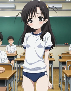 [kintamarantarou] Katsura Kokoro_ Taisoufuku Kenkou Shindan Itazura_ Mushuusei_ 1426-mai (School Days) [AI Generated] 作品封面