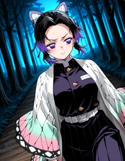 [ド夏/donatsu] [Demon Slayer] Shinobu, Mitsuri, Amane become Muzan's slaves. [AI Generated]