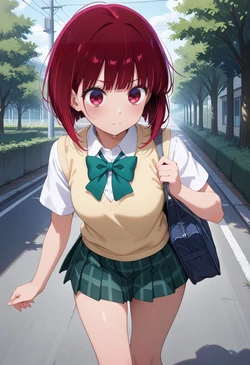 [マイネームルナ] In a world where only men exist...featuring Akane Kurokawa and Kana Arima [AI Generated] 作品封面