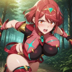Ninia - Pyra Defeated (Patreon) [AI Generated] 作品封面