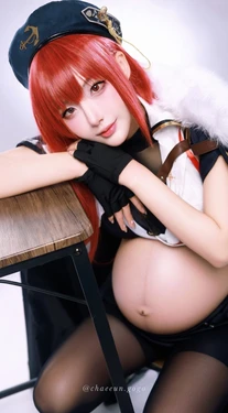 [chaeeun.gogo] Hoshou Marine Cosplayer pregnant [AI Generated] 作品封面