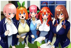 [Robyn Hood] 五等分の花嫁 [AI Generated] 作品封面