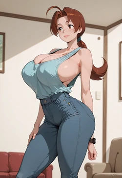 [ANIREALAI] Delia Ketchum - Warmth in Simplicity (AI Generated) 作品封面
