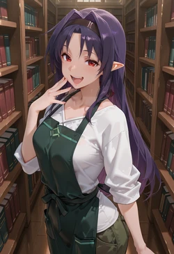 [マイネームルナ] Pregnant Belly Library Series Konno Yuuki [Sample] [AI Generated] 作品封面