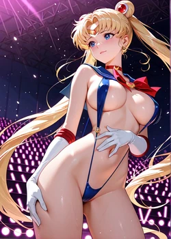 Sailor Moon cartoon parody 3d [AI Generated]