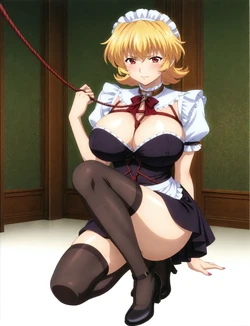 [嘎裡豬排]麗紗 108p 爆乳メイド狩り (Patreon) [AI Generated] 作品封面