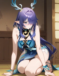 Purpleh31 - Lauma (Genshin Impact) default outfit 254P (Patreon) (AI Generated) 作品封面