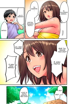 [Shouji Nigou] Akogare no Nee-chan ga Gal ni Natte Kaette Kita Natsuyasumi Ch. 5 [Portuguese] 作品封面