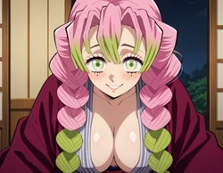 [TripleRice] Mitsuri Kanroji (甘露寺蜜璃 ) #002 | Demon Slayer [AI Generated] 作品封面