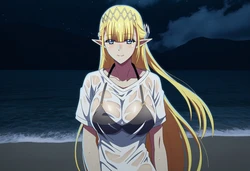 [Sticky] (65p) Seras Ashrain Beach Fun [AI Generated] 作品封面