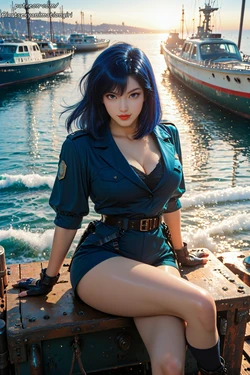 [Patreon] [AiASAG] [4K] 👮‍♀️Nogami Saeko👠 - Preview [AI Generated] 作品封面