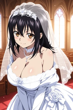Strike The Blood Yukina Himeragi Wedding dress 45P [AI Generated]