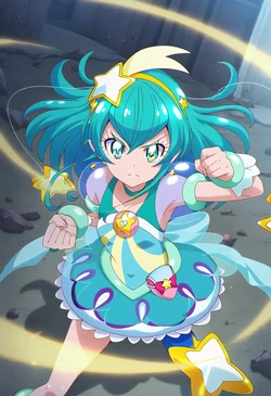 [goldnotakashi] Cure Milky forced [AI Generated] 作品封面