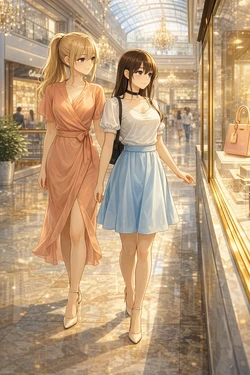 Bella and Emma Summer Chic Mall Date 作品封面